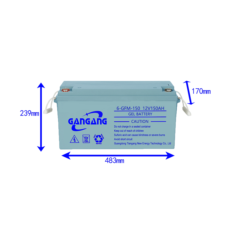 BATERÍA DE GEL AGM DE 12V 150AH UTILIZADA PARA SISTEMA SOLAR